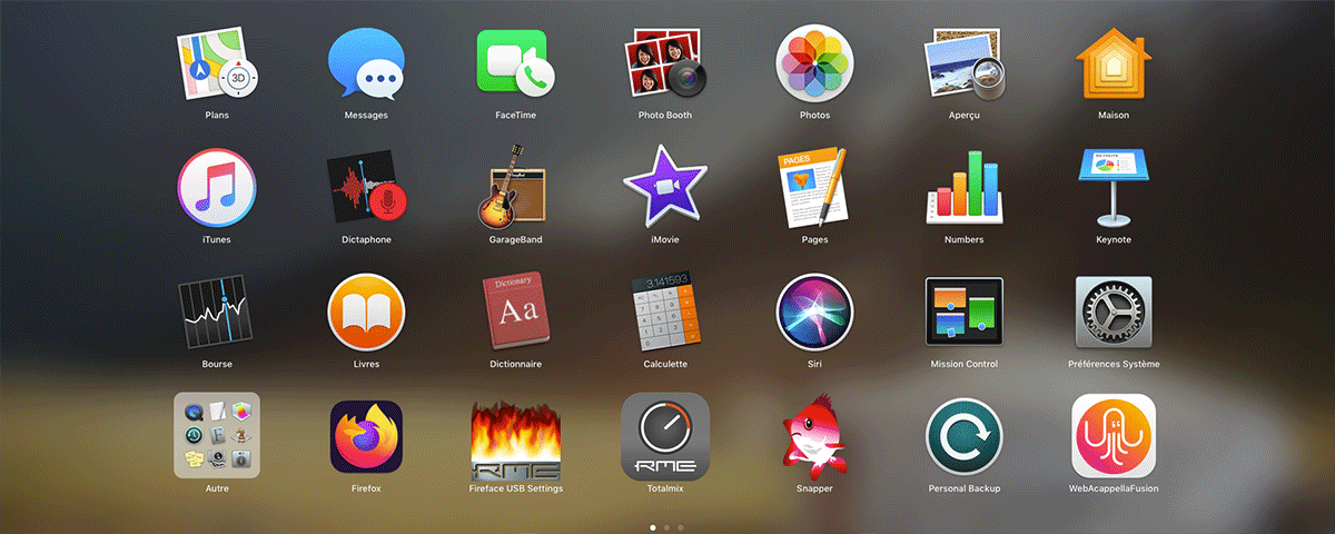 Aide Logiciels Mac